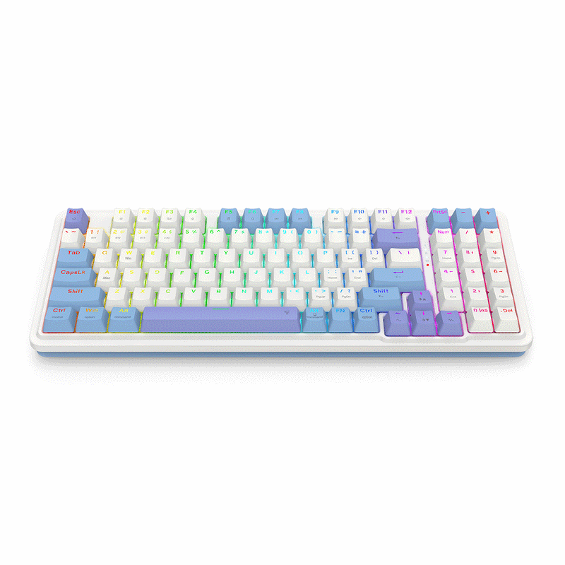 Redragon Gloria Pro 3 Modes Hot-Swappable GASKET RGB Keyboard Redragon Gloria Pro 3 Modes Hot-Swappable GASKET RGB Keyboard